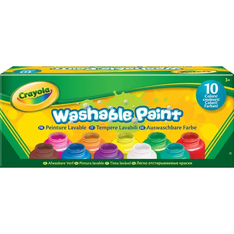 Crayola 10 Fl. met afwasbare verf – afbeelding 2