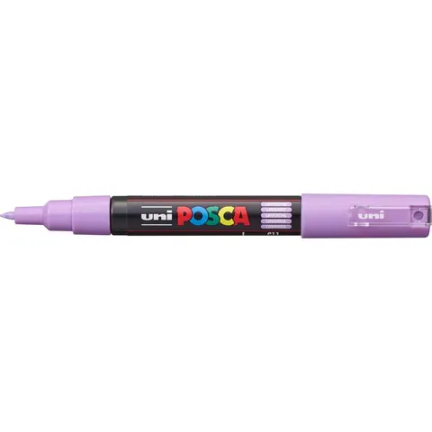 Uni Posca Uni Posca Verfmarker 1MC Lavendel – afbeelding 2