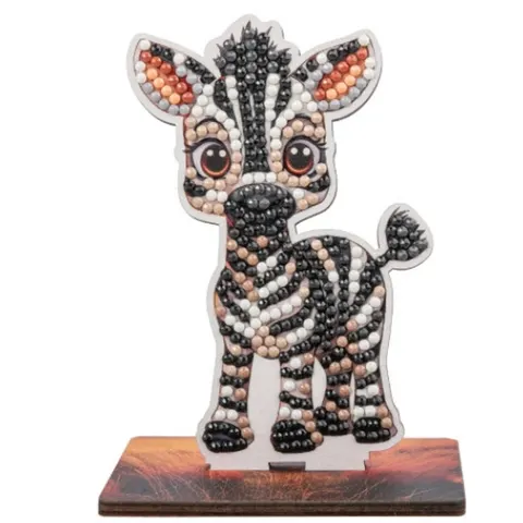 Zebra, Crystal Art Buddy – afbeelding 2