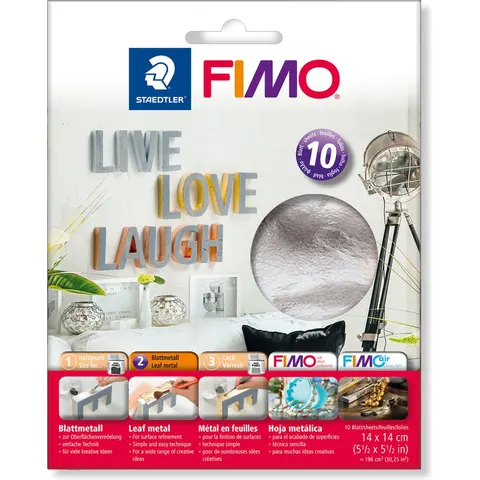 FIMO bladmetaal - zilver – afbeelding 2