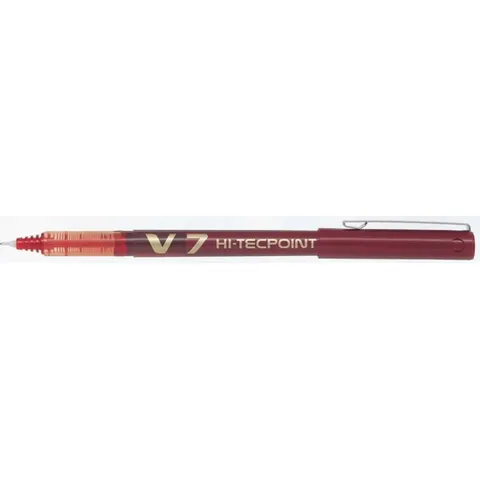 Rollerpen PILOT Hi-Tecpoint V7 medium rood – afbeelding 2
