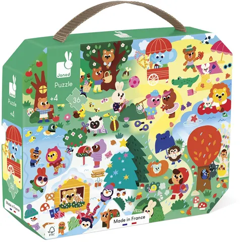 Puzzle Les 4 saisons 36 pcs - Janod – image 2