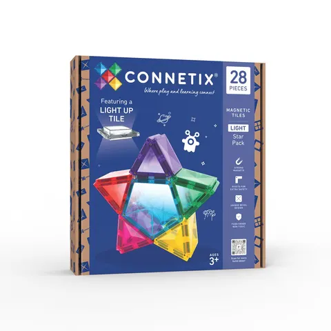 Connetix Light Star pack - 28 pièces Rainbow taille unique – image 2