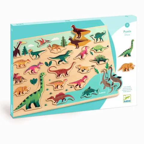 Inlegpuzzel - dinosaurussen II – afbeelding 2
