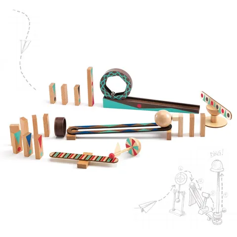 Djeco Zig & Go 28 Stuks – afbeelding 2