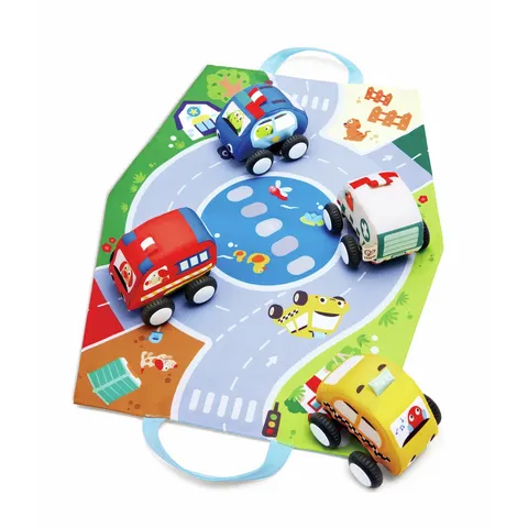 Voitures à rétrofriction et circuit - Hape – image 2
