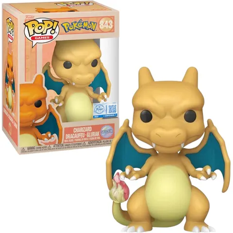 Funko POP Games: Pokemon- Charizard (sftclr) – afbeelding 2