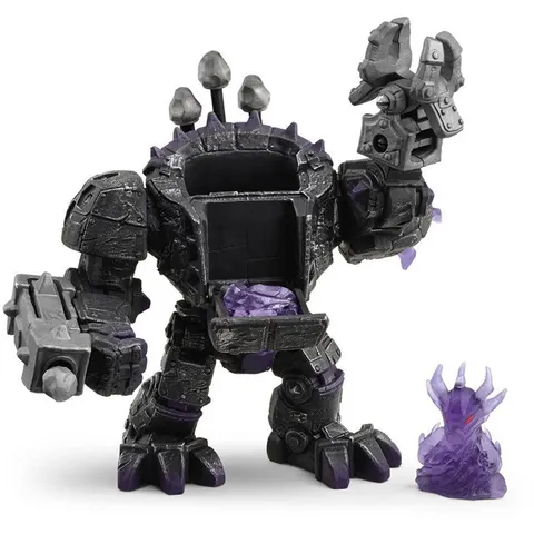 Schleich Shadow Master Robot met Mini Creature-figuur – afbeelding 4