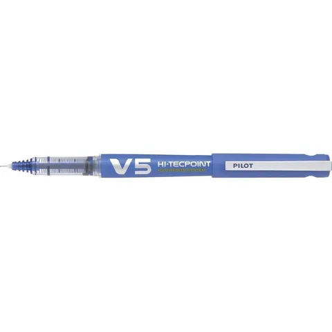 Pilot Roller Hi-Tecpoint V5 03 blauw – afbeelding 2