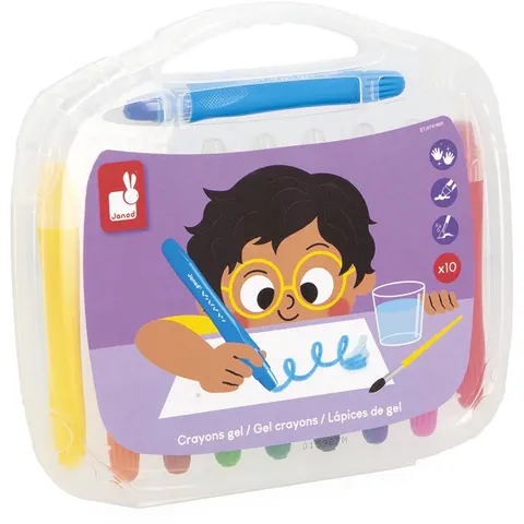 Crayons Gel x10 - Janod – image 2