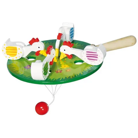 Poules qui picorent - Goki – image 2