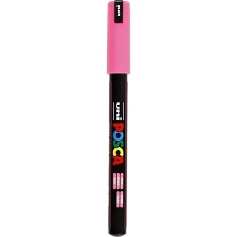 Uni Posca Uni Posca Verfmarker 1MR Roze – afbeelding 2
