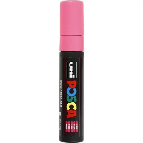 Uni Posca Uni Posca Verfmarker 17K Roze – afbeelding 2