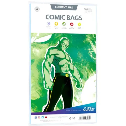 Ultimate Guard Comic Bags Standard (100) - Current Size – afbeelding 2