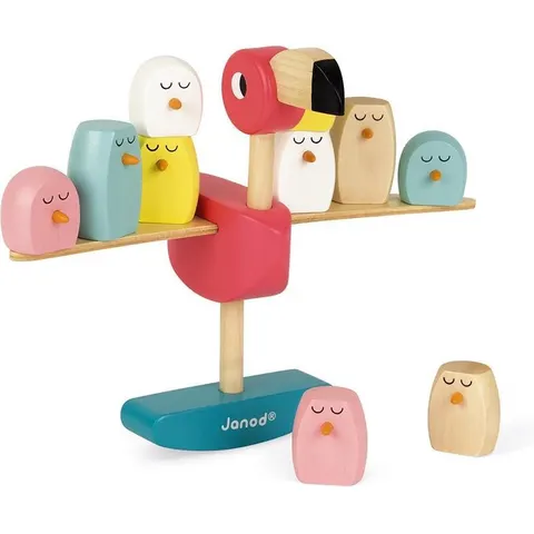 Janod Flamingo Balansspel – afbeelding 2