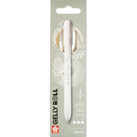 Sakura Gelly Roll Retractable Classic Set 3(Wit) – afbeelding 2