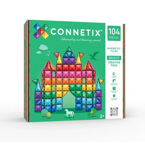 Connetix Creative pack - 104 pièces Rainbow taille unique – image 2