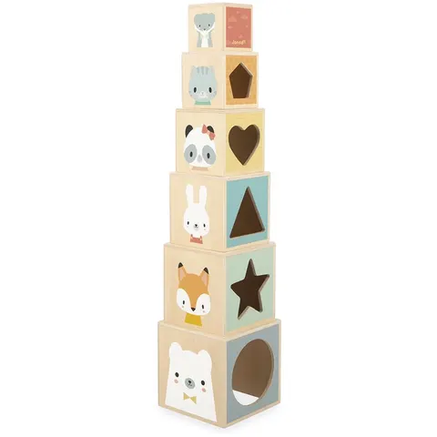 Pyramide à 6 cubes Pure - Janod – image 2
