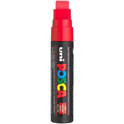 Uni Posca Uni Posca Verfmarker 17K Rood – afbeelding 2
