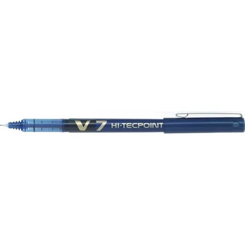Rollerpen PILOT Hi-Tecpoint V7 medium blauw – afbeelding 2