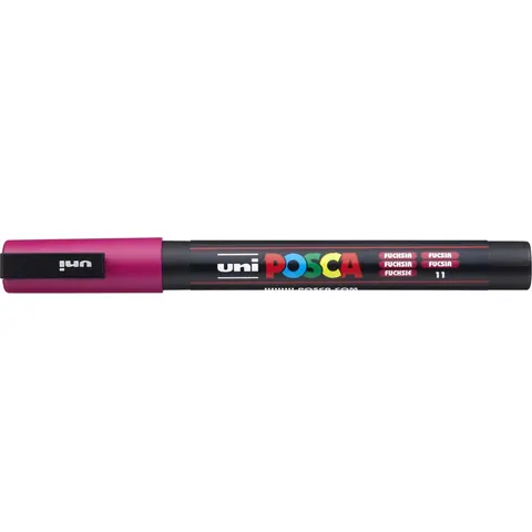 Verfstift Posca PC3M F fuchsia – afbeelding 2