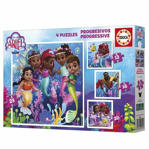 Set van 4 Puzzels Educa Ariel – afbeelding 2