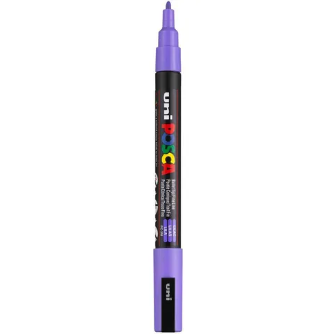 Verfstift Posca PC3M F lila – afbeelding 2