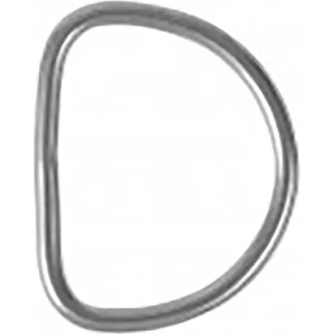 D-ring metaal - RVS - 20mm - 8 stuks – afbeelding 2