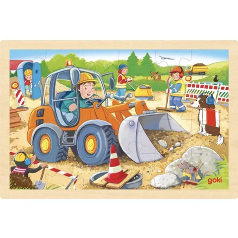 Puzzle Chantier 24 pcs - Goki – image 2