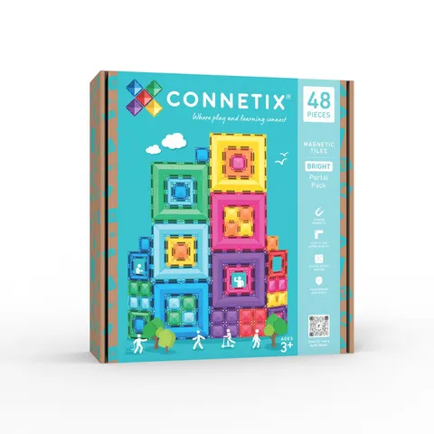 Connetix Bright Portal pack - 48 pièces Rainbow taille unique – image 2