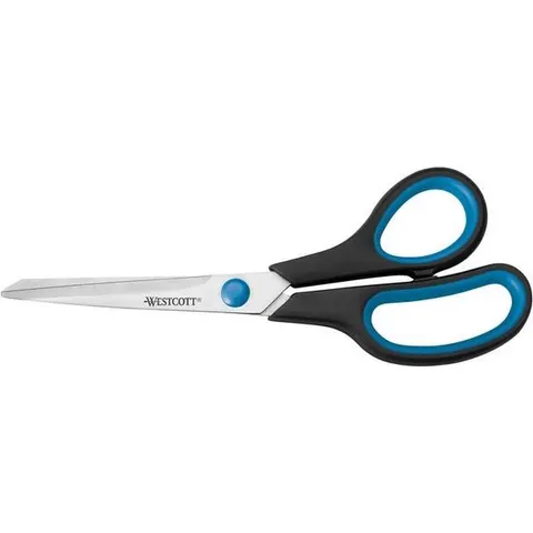 Westcott schaar- Easy grip - 21cm - RVS - soft grip - AC-E30283 – afbeelding 2