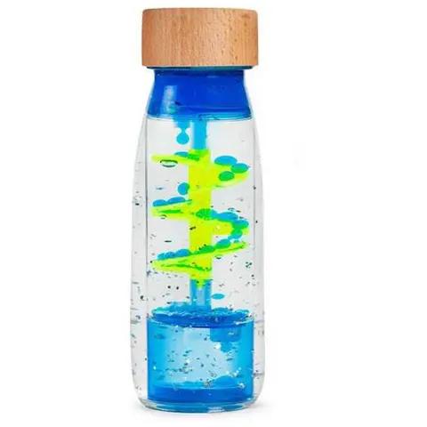 Bouteille sensorielle Move Spirale bleue - Petit Boum – image 2