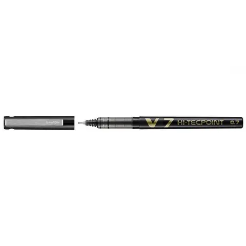 Rollerpen PILOT Hi-Tecpoint V7 medium zwart – afbeelding 2