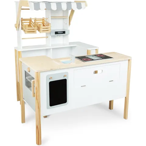 Small Foot - Houten Winkel Wit met Kassa en Loopband – afbeelding 2