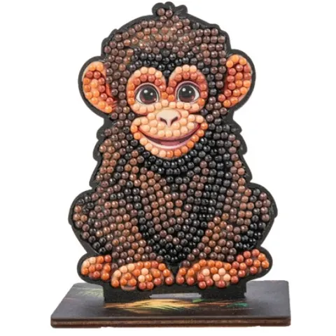 Chimp, Crystal Art Buddy – afbeelding 2