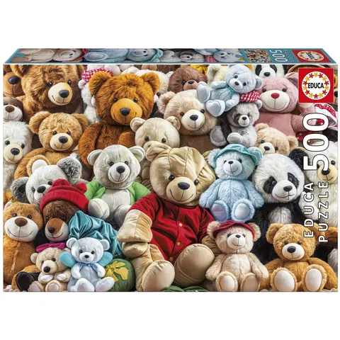 Educa - Puzzel - Teddy Bears - 500 stukjes – afbeelding 2
