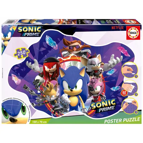 Educa Sonic Prime Puzzel 250 Stukken – afbeelding 2