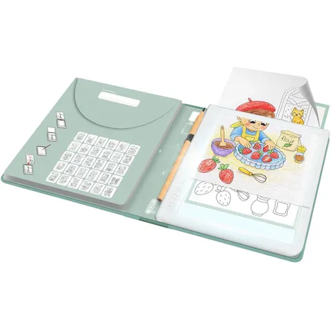 Kidywolf Tablette à décalquer Kidydraw Pad 6+ Vert taille unique – image 2