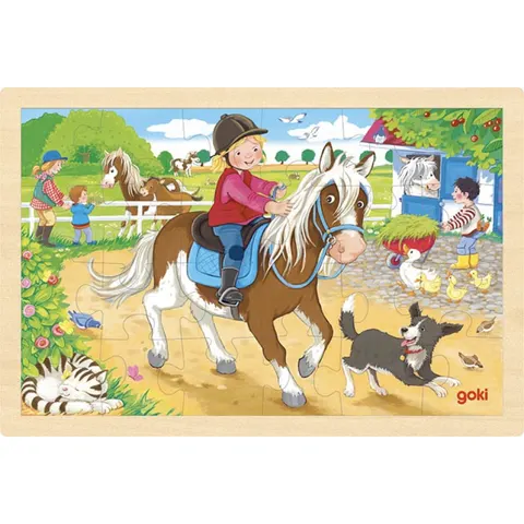 Puzzle Ponneys 24 pcs - Goki – image 2