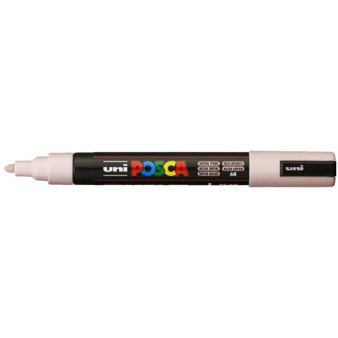 Uni Posca Verfmarker 5M Satijn Roze – afbeelding 2