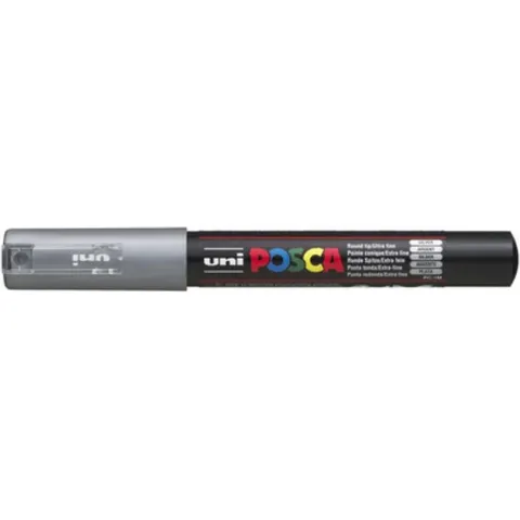 Uni Posca Uni Posca Verfmarker 1MC Grijs – afbeelding 2