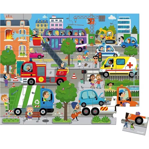 Puzzle city 36 pcs - Janod – image 2