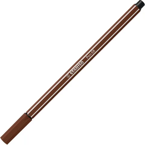 Viltstift STABILO Pen 68/45 medium bruin – afbeelding 2