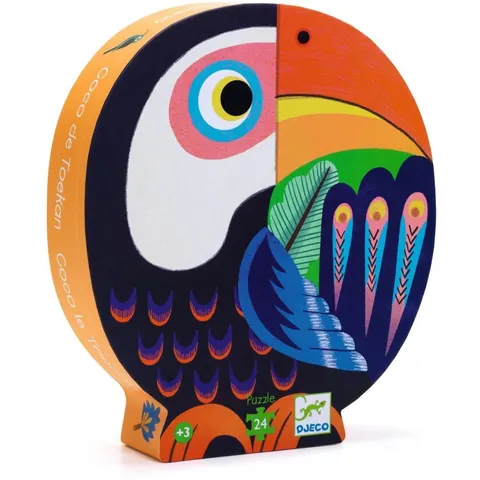 Puzzle Coco le Toucan 24 pcs - Djeco – image 2