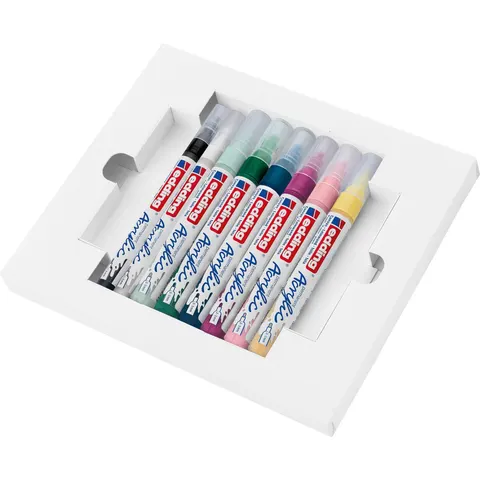 Acrylmarker edding starterskit klein Scandinavisch – afbeelding 3