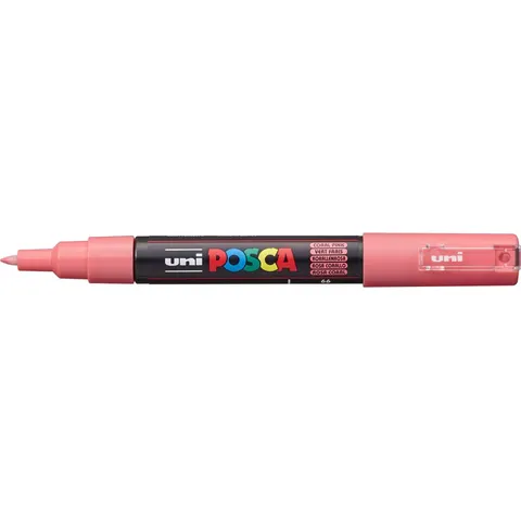 Uni Posca Uni Posca Verfmarker 1MC Koraal – afbeelding 2