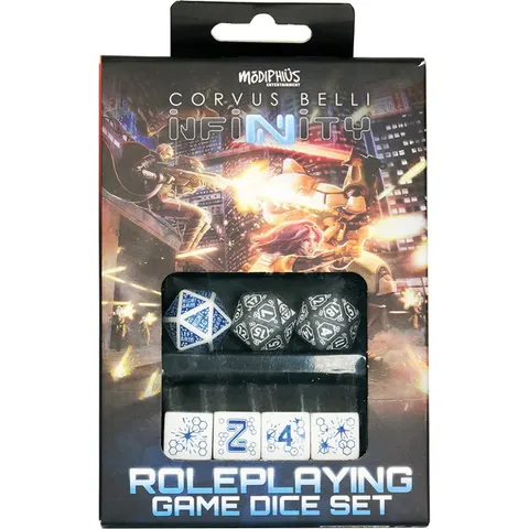 Infinity RPG: Mercenary Dice Set - RPG Accessoire - Modiphius Entertainment – afbeelding 2