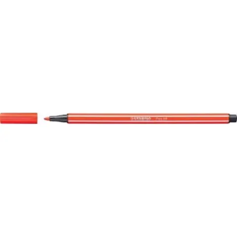 Viltstift STABILO Pen 68/40 medium lichtrood – afbeelding 2