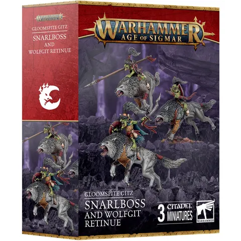 Gloomspite Gitz Snarlboss & Wolfgit Retinue – afbeelding 2