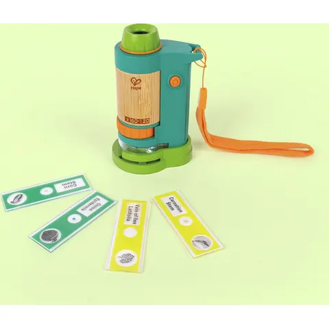Microscope en bambou - Hape – image 2